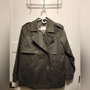Frank and Oak Olive Green Coat